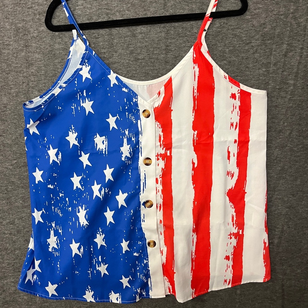 American Flag Tank‎ Top